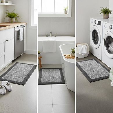 Long Non Slip Washable Chenille Runner Rug Soft Absorbent Quick Dry for Bathroom Kitchen Hallway