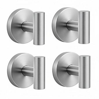 No-drill Suction Cup Shower Hooks Heavy Duty Reusable 4 Packs