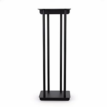 Bathroom Towel Storage Rack Wall Mounted with Shelf Metal Large Capacity