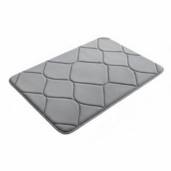Memory Foam Bath Mat Ultra Soft Non-slip Plush Water Absorbent Quick Dry Machine Washable Bathroom