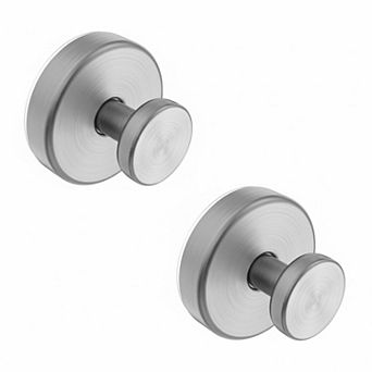 Suction Cup Hooks for Shower Removable 2 Pack 15lbs Hold Rustproof No Drill