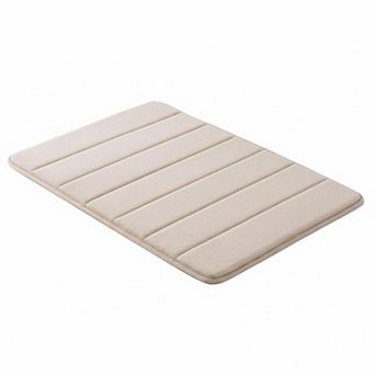 Memory Foam Bath Mat Water Absorbent Non Slip Thick Coralfeel Microfiber Machine Washable