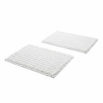 Luxury Chenille Bathroom Rugs Sets 2 pc Thickened Non Slip Quick Dry Machine Washable