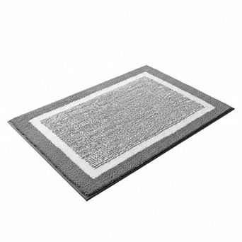 Bathroom Rugs Extra Soft Absorbent Microfiber Non-slip Machine Washable Quick Dry Shaggy Carpet