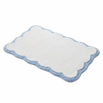Luxury Microfiber Bath Rug Anti Slip Absorbent Soft Aesthetic Shower Mat