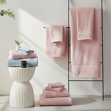 6-Piece Cotton Bath Towel Set Highly Absorbent Soft 650 GSM
