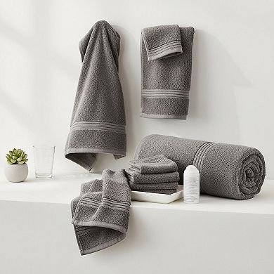 8 Piece Towel Set Ring Spun Cotton Highly Absorbent 500 GSM Machine Washable