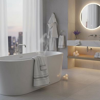 Luxury Hotel Spa 6 Piece Cotton Bath Towel Set Soft Absorbent Decorative