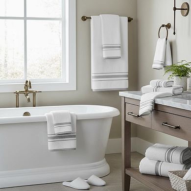 Luxury Hotel Spa 6 Piece Cotton Bath Towel Set Soft Absorbent Decorative