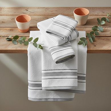 Luxury Hotel Spa 6 Piece Cotton Bath Towel Set Soft Absorbent Decorative