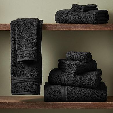 Ultra Soft 6-Pack Cotton Towel Set (2 Bath, 2 Hand, 2 Wash Cloths) Quick Dry Absorbent Machine
