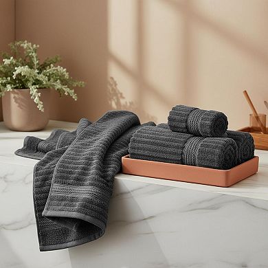 Oversized 6-Piece Bath Towel Set Microfiber Soft Absorbent Quick Dry