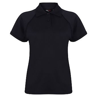 Finden & Hales Womens Coolplus Piped Sports Polo Shirt