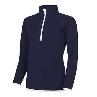 AWDis Just Cool Womens/Ladies Half Zip Sweatshirt