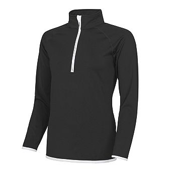 AWDis Just Cool Womens/Ladies Half Zip Sweatshirt