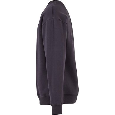 Build Your Brand Mens Crew Neck Plain Sweatshirt