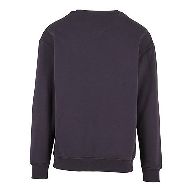 Build Your Brand Mens Crew Neck Plain Sweatshirt