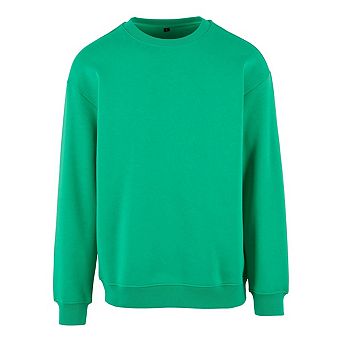 Build Your Brand Mens Crew Neck Plain Sweatshirt