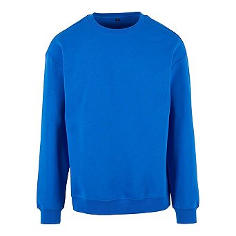 Build Your Brand Mens Crew Neck Plain Sweatshirt