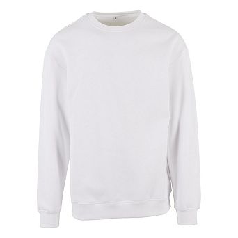 Build Your Brand Mens Crew Neck Plain Sweatshirt