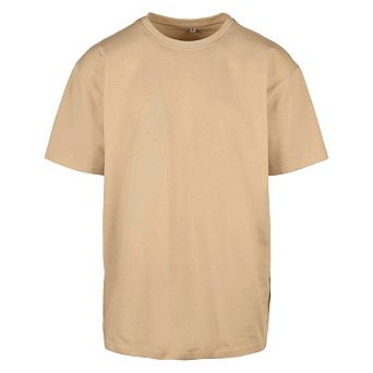 Build Your Brand Mens Heavyweight Oversized T-Shirt