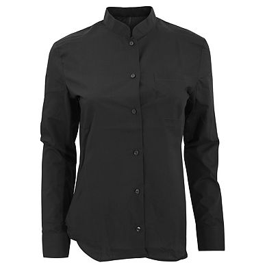 Kariban Womens/Ladies Long Sleeve Mandarin Collar Shirt
