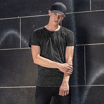 Build Your Brand Mens Acid Washed Tee