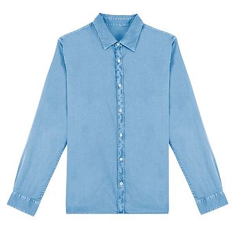 Native Spirit Mens Washed Long-Sleeved Shirt