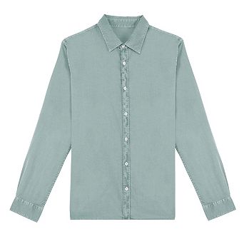 Native Spirit Mens Washed Long-Sleeved Shirt