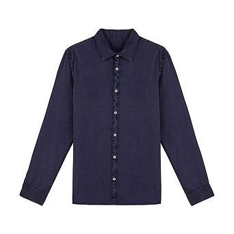 Native Spirit Mens Washed Long-Sleeved Shirt