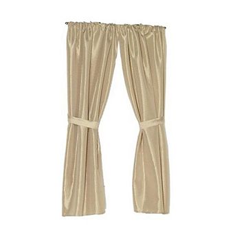 Solid Color Polyester Fabric Premium Window Curtain Panel