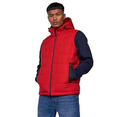 Crosshatch Mens Kampnew Embossed Gilet