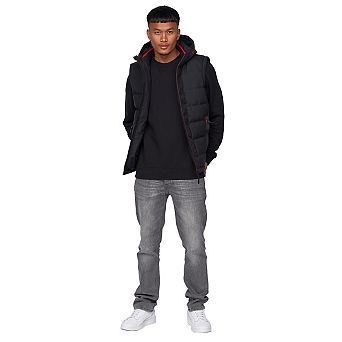Crosshatch Mens Kampnew Embossed Gilet