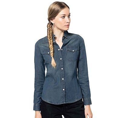 Kariban Womens/Ladies Long-Sleeved Shirt