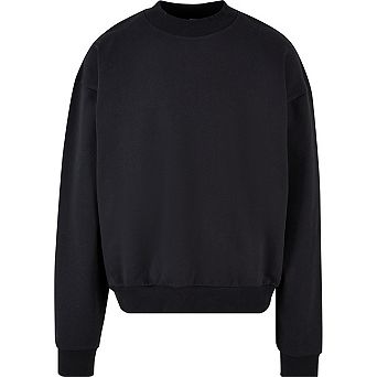 Build Your Brand Mens Ultra Heavy Crew Neck Sweatshirt