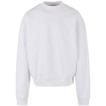 Build Your Brand Mens Ultra Heavy Crew Neck Sweatshirt