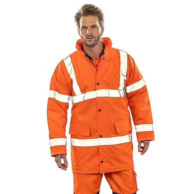 Result Core Unisex Adult Motorway Hi-Vis Coat