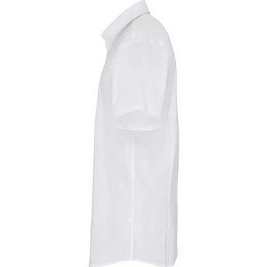 Premier Mens Poplin Stretch Short-Sleeved Shirt