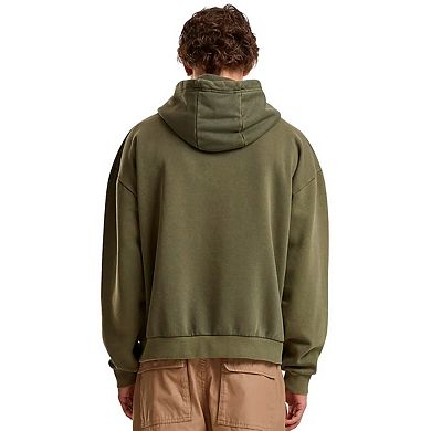 Build Your Brand Mens Vintage Heavy Full Zip Hoodie