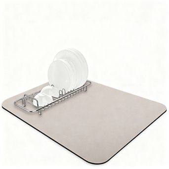 Dish Drying Mat Super Absorbent 15 Inch × 18 Inch Kitchen Counter