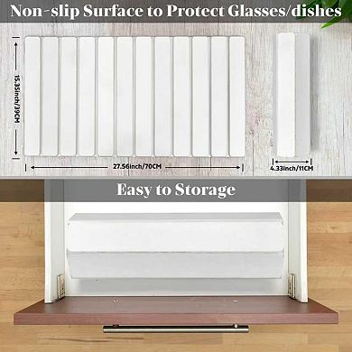 Stone Dish Drying Mat Diatomaceous Earth 28"x16" Collapsible Absorbent Quick Dry