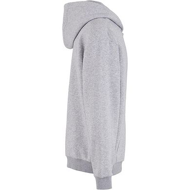 Build Your Brand Mens Loose Full Zip Hoodie