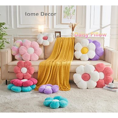 Flower-shaped cushion pillow 15.7 inches Cute seat home decoration suitable for sofa, long sofa, bed