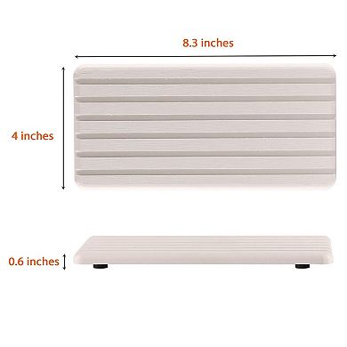 2 Absorbent Cup Mats 8.3 inches x 4 inches Sink Drying Mat Kitchen Bathroom Countertop