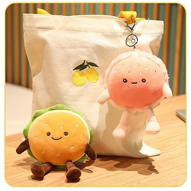 Hamburger Plush Stuffed Toy Soft Food Pillow Room Decor Birthday Gift 6"