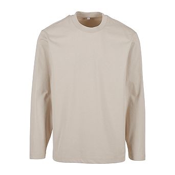 Build Your Brand Mens Sorona Loose Long-Sleeved T-Shirt