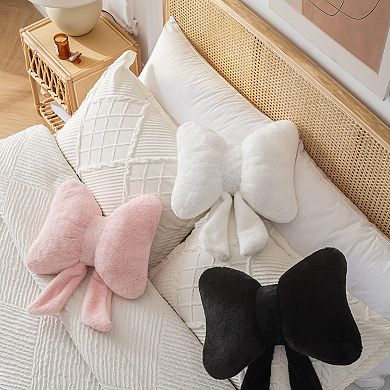 Butterfly Shaped Decorative Throw Pillow for Bed Sofa Home Decor Pink 10x8 Inch