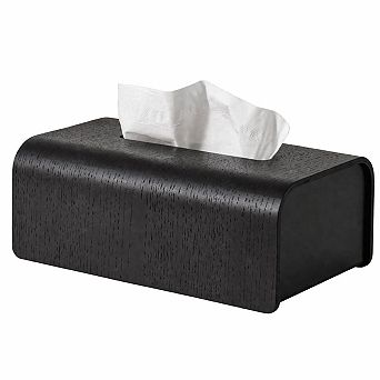FSC Certified Real Wood Veneer Tissue Box Cover Scandinavian Design Decorative Holder