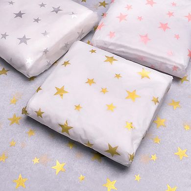 100 Star Patterned Papers 20x14 inches Gift Wrapping Festival Decoration