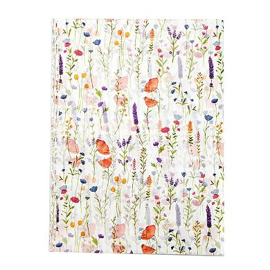100 plant pattern tissues, green gift packaging, recyclable, decorative